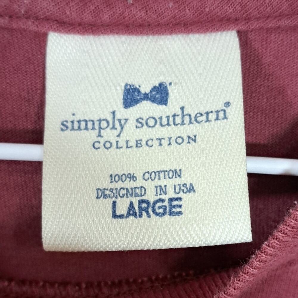 Simply Southern "Let Your Light Shine" Long Sleeve T-Shirt Large - Picture 4 of 5